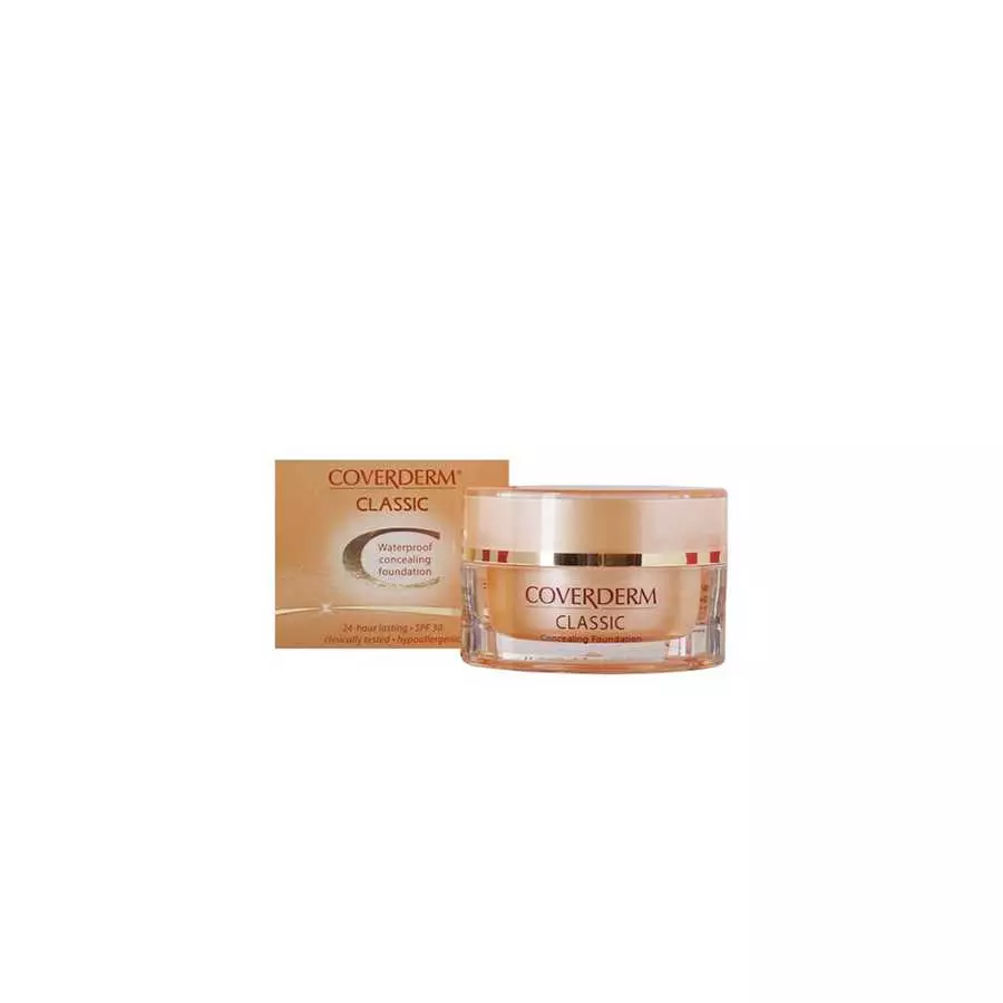 Coverderm Classic Waterproof Concealing Foundation Spf30 NO (1) 15Ml