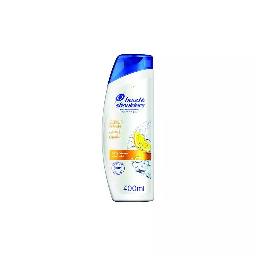 Head And Shoulders Citrus Fresh Shampoo For Greasy Hair 400Ml