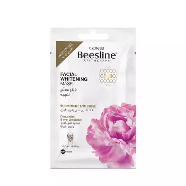 Beesline Facial Mask Whitening With Vitamin C And Wild Rose 25Ml