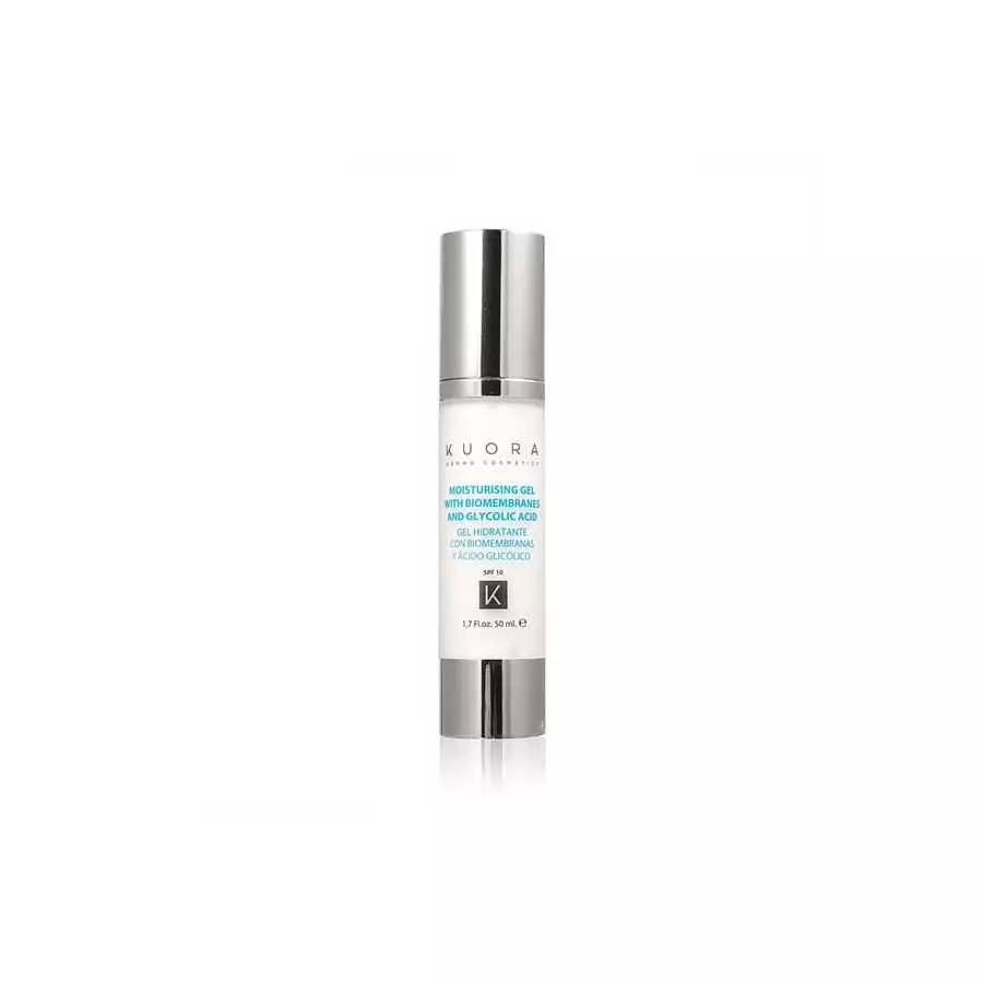 Kuora Moisturising Gel With Biomembranes And Glycolic Acid 50 ML