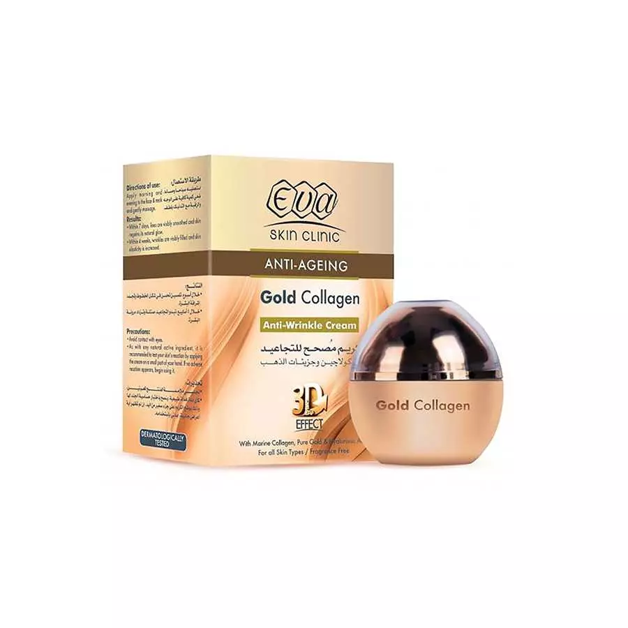 Eva Skin Gold Collagen 3D Effect Anti-Wrinkle Cream 50Ml