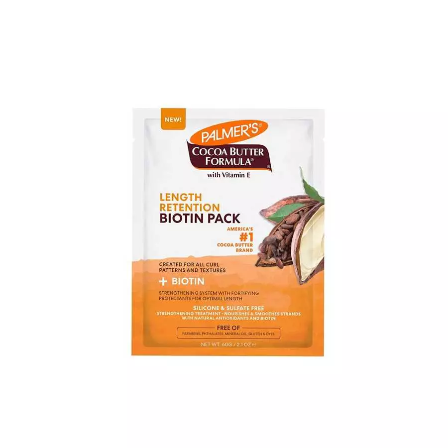 Palmers Cocoa Butter Length Retention Biotin Pack Sachet 60Gm