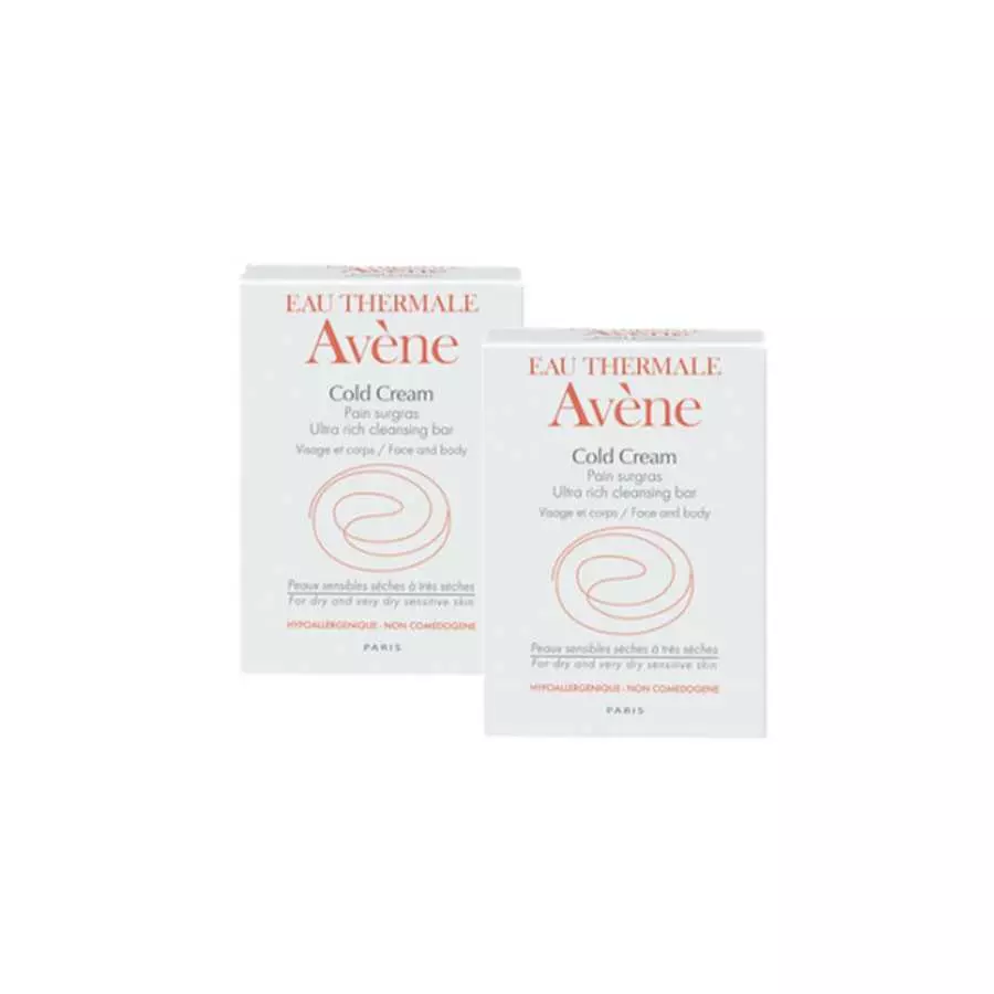 Avene Cold Cream Ultra Rich Soap 2*100G.