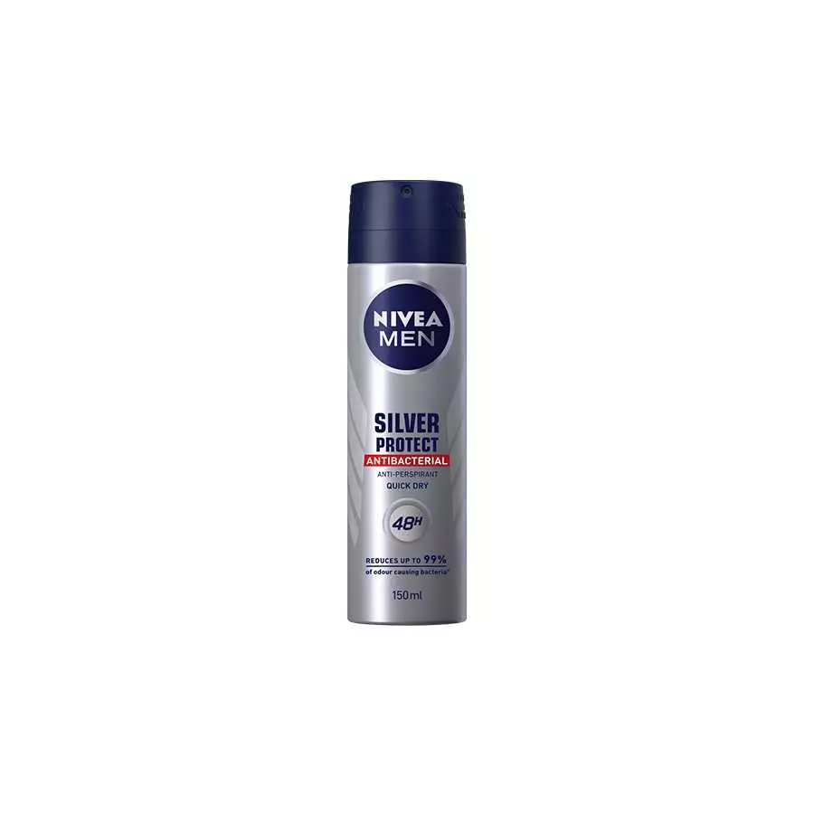 Nivea Men Silver Protect Spary Deodorant 150 Ml