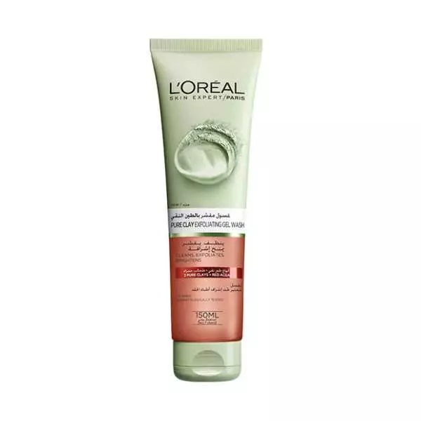 Loreal Pure Clay Exfoliating Face Wash 150Ml