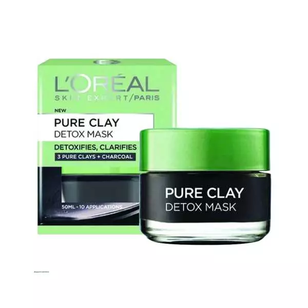 Loreal Pure Clay Detox Brightening face Mask 50Ml