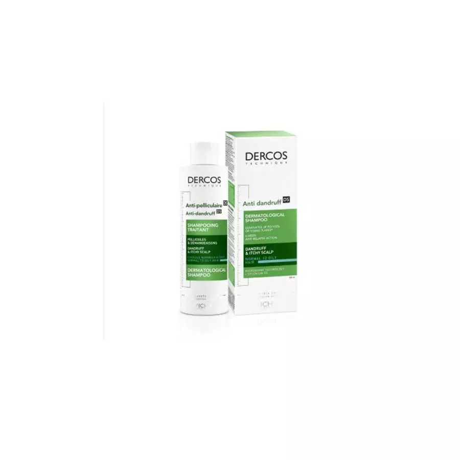 Vichy Dercos Anti Dandruff For Normal To Oily Hair Shampoo 200Ml