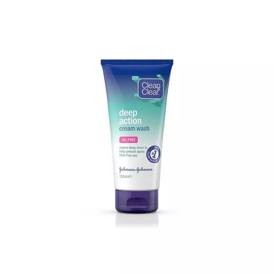 Clean And Clear Deep Action Cream Wash 150Ml