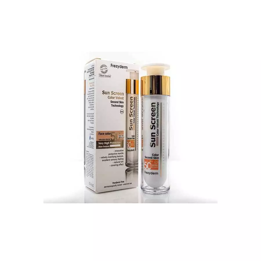 Frezyderm Sun Screen Velvet With Color SPF50+, 50Ml