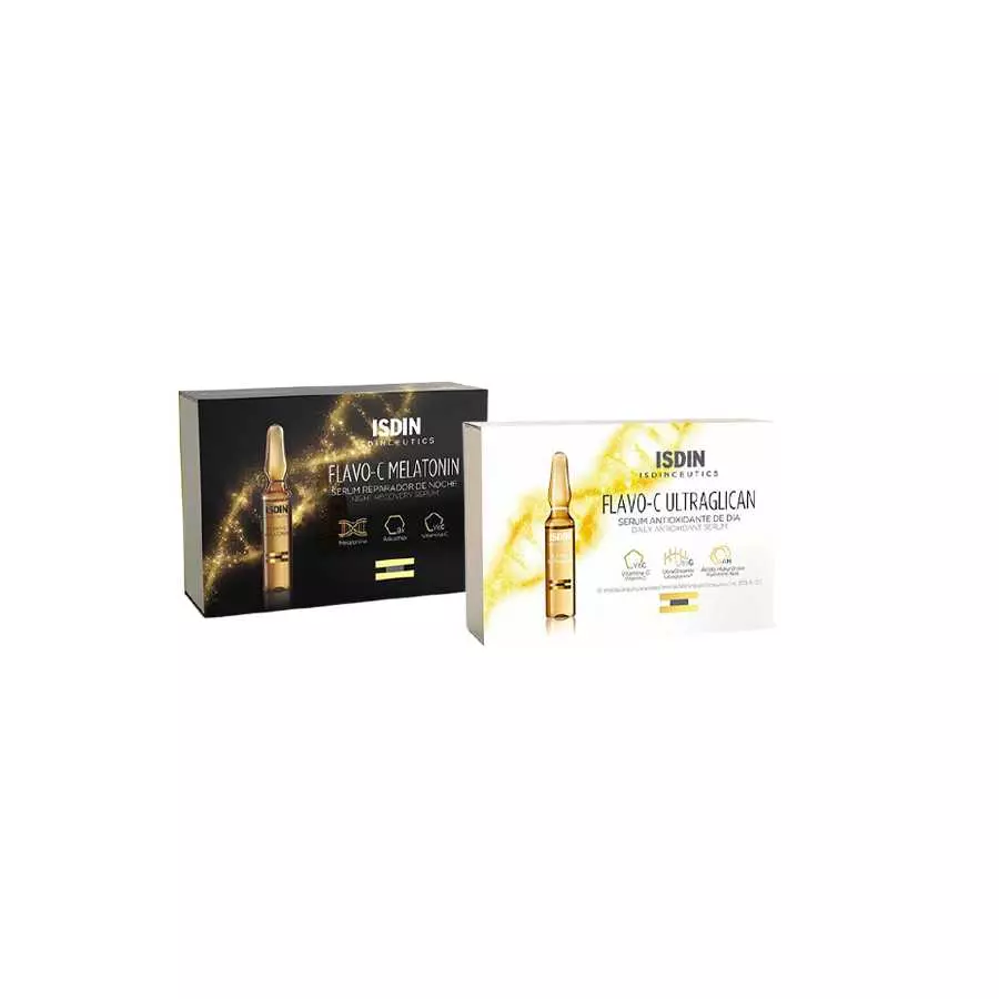 Isdin Flavo C Ultraglican With Flavo C Melatonin 10+10 Ampule