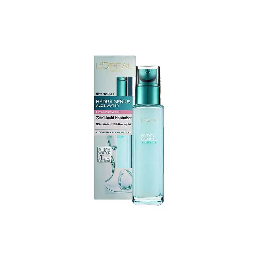 Loreal Hydra Genius Aloe Water Dry To Sensitive Skin 70Ml