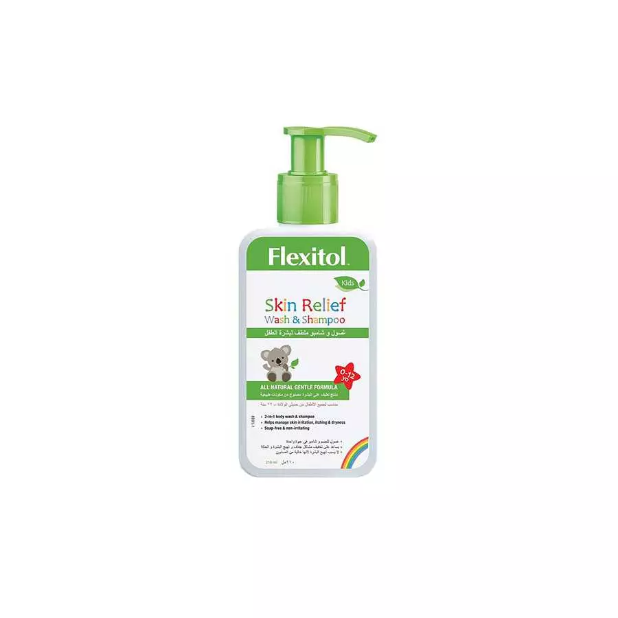 Flexitol Kids Skin Relief Wash Shampoo 210Ml