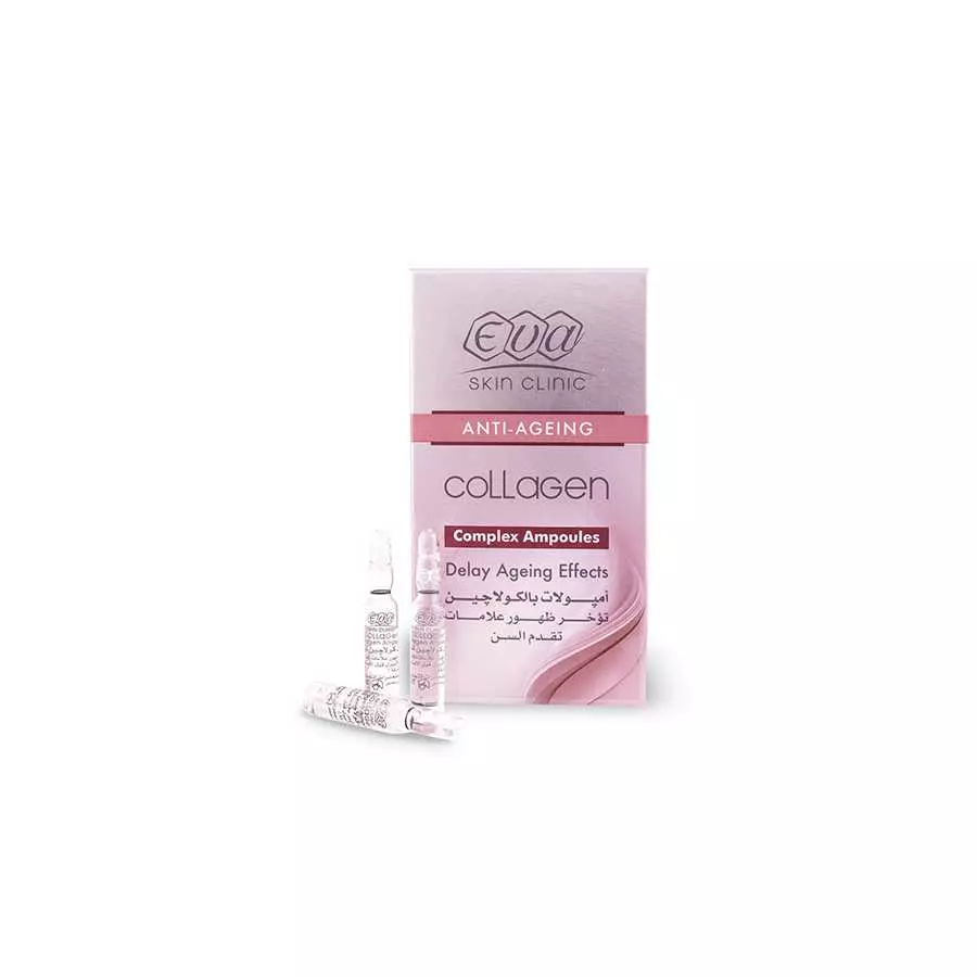 Eva Skin Collagen Complex Ampoules Delay Ageing Effect 4 Ampule * 15Ml