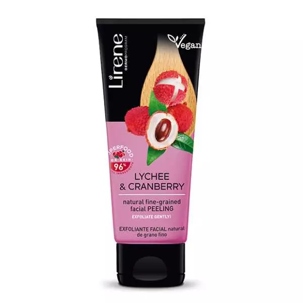 Lirene Facial Peeling Lychee And Cranberry 75Ml