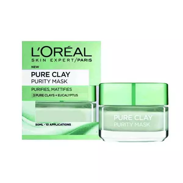 Loreal Pure Clay Purifying Face Mask 50Ml