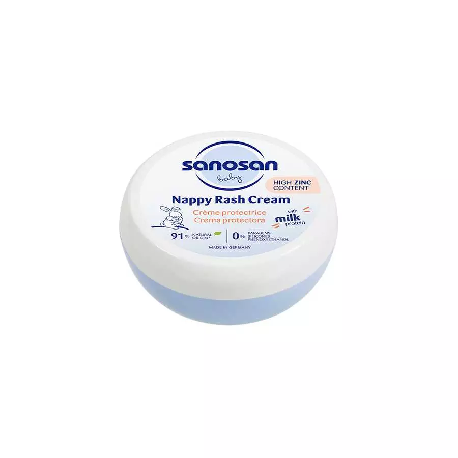 Sanosan Baby Diaper Rash (zinc oxide) Ointment Jar 150Ml