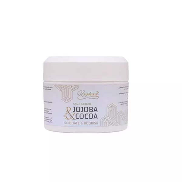 Raghad Organics Jojoba & Cocoa Face Scrub 250ML